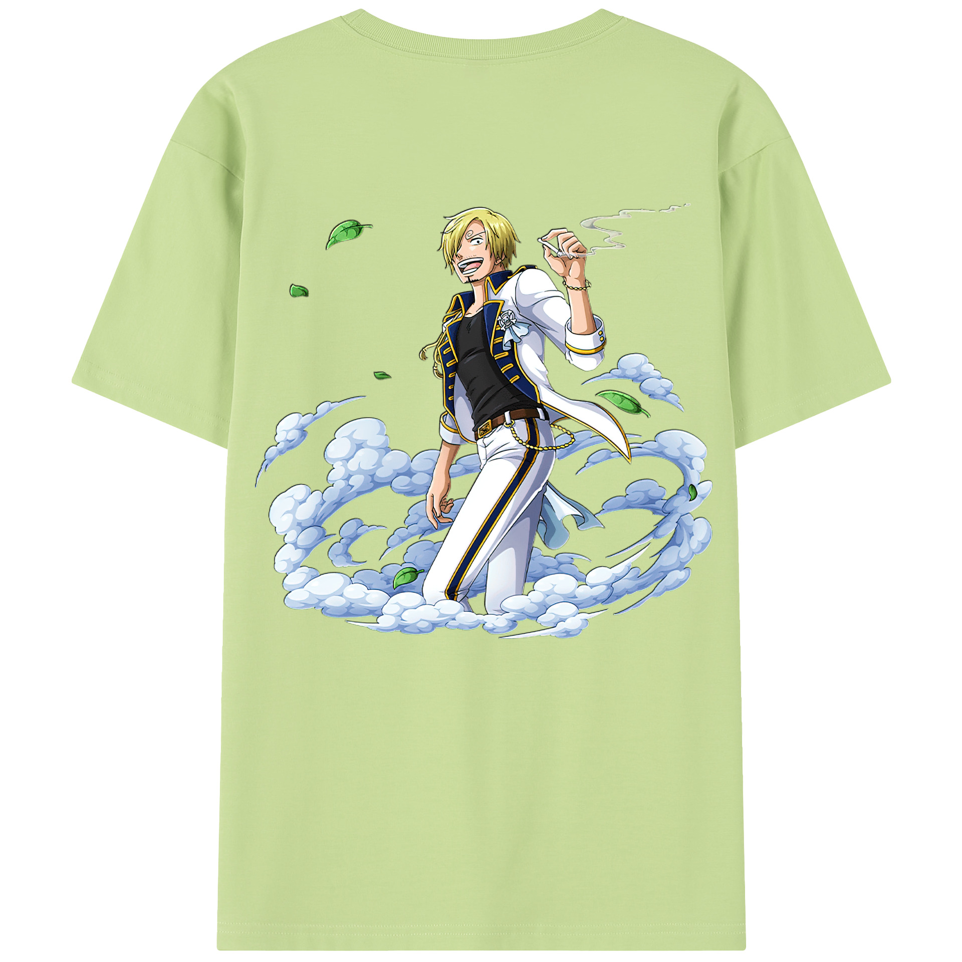 ワンピース サンジ ONE PIECE Sanji 綿100％半袖Tシャツ（背面プリント）